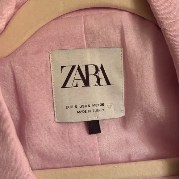 Zara Women's Pink Blazer - Picture 4 of 4